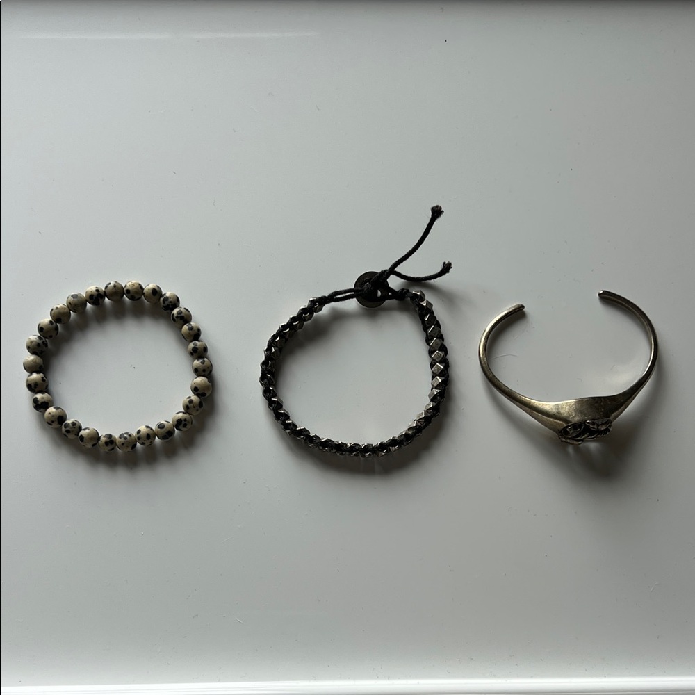 Metal and Beaded Bracelets
